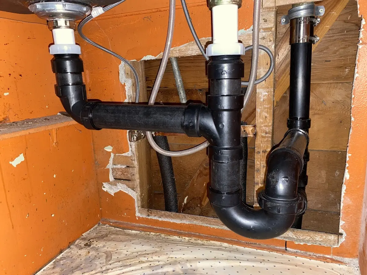 Professional Repiping Services equipment and tools on the job in Pipestone